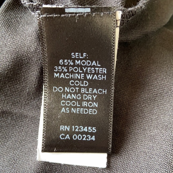 Design Lab Black TShirt With Tie - Picture 4 of 4